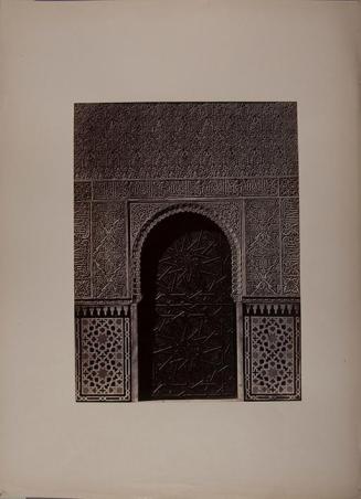 La Alhambra. Puerta en la Sala de Justicia