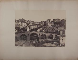 Manresa. Puente romano desde el ferro-carril