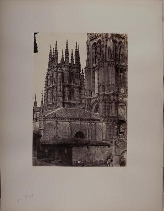 Burgos. Catedral, fachada, con las torres central y nordeste