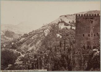 Granada. Vista tomada desde el Cubo en la Alhambra