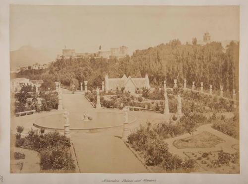 Alhambre. Palace and gardens