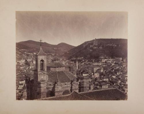 Granada. Vista con la catedral