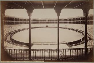 Madrid. Vista general interior de la nueva plaza de toros