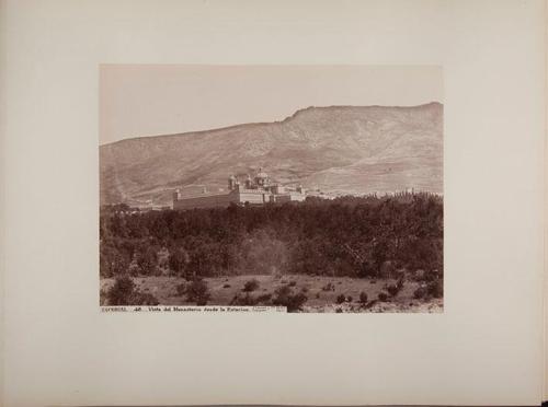 El Escorial. Vista del monasterio desde la estación