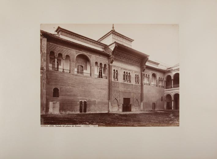 Sevilla. Fachada del palacio del Alcázar