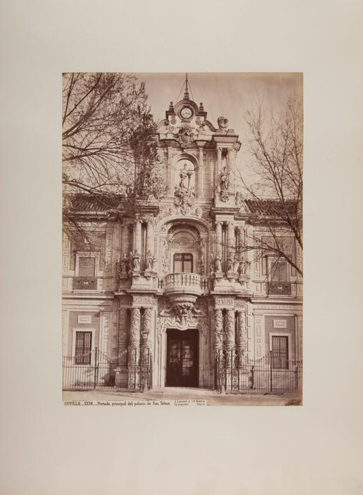 Sevilla. Portada principal del palacio de San Telmo