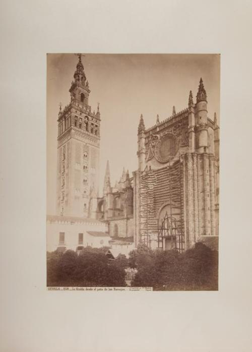 Sevilla. La Giralda desde el patio de los Naranjos