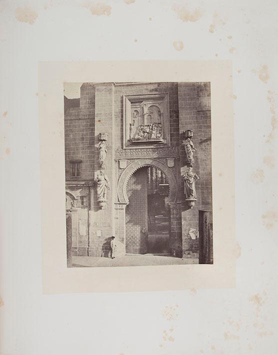 Old moorish door of the Cathedral. Seville