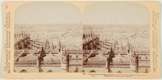 La Plaza de Toros y Puente de Isabel II, desde la torre de la Catedral, Sevilla