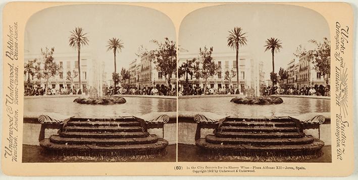 En la ciudad célebre por su vino de Jerez. Plaza Alfonso XII. Jerez