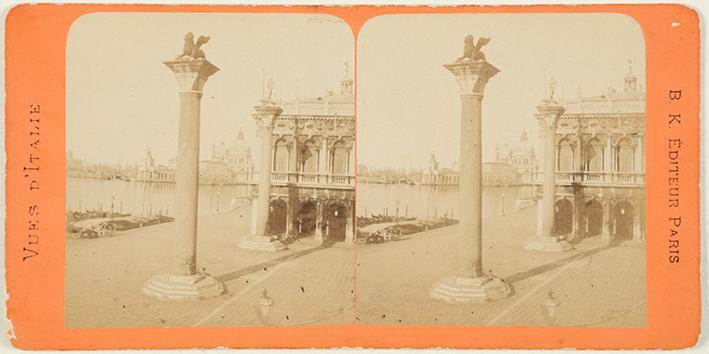 (Angle du Palais Ducal et Santa Maria della Salute. Venice)