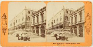 Pont della Paglia and Façade du Palais Ducal a Venise