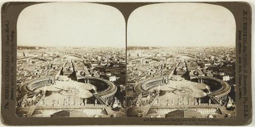 Rome from the Dome of St. Peter´s, Italy