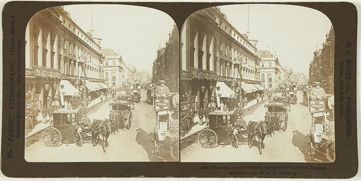 The Strand, one of the busiest thoroughfares of London, England