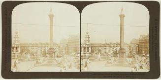 Trafalgar Square and Nelson Monument, London, England