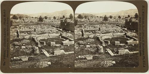 Olympia, Showing the Herreon and Temple of Zeus, Olympia, Greece