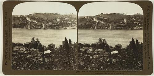 The Bosphorus and Castle Rumili Hissar from the Asiatic Shore, Turkey