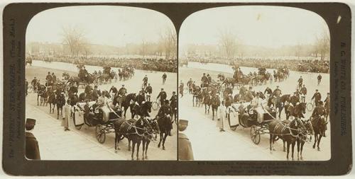 Prince Henry in Washington, arriving at the Capitol to visit the Senate and House of Representatives