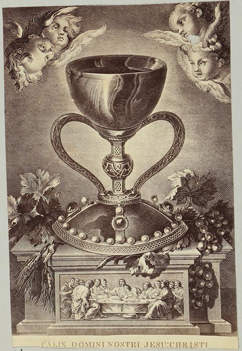 Valencia. The orignial Cup used at the Last-Supper