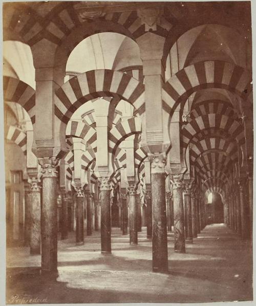 Cordova. Interior of Cathedral. Formerly the Mosque