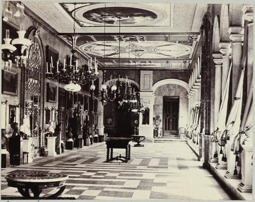 Sevilla. Saloon in the Palace of San Telmo