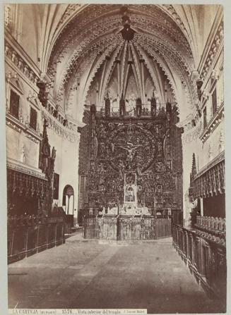 La Cartuja (Burgos). Vista interior del templo