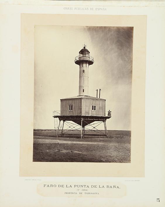 Faro de la Punta de la Baña, provincia de Tarragona