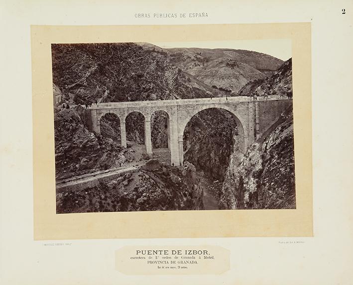 Puente de Izbor, carretera de segundo orden de Granada a Motril, provincia de Granada