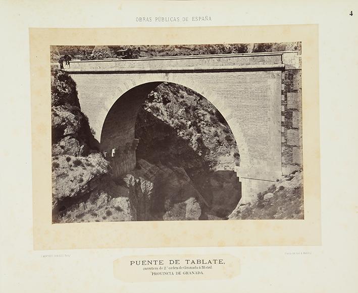 Puente de Tablate, carretera de segundo orden de Granada a Motril, provincia de Granada