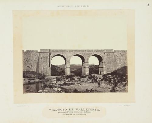 Viaducto de Valletorta, carretera de segundo orden de Zaragoza a Castellón, provincia de Castellón