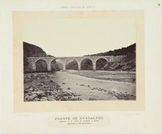 Puente de Guadalfeo, carretera de segundo orden de Granada a Motril, provincia de Granada