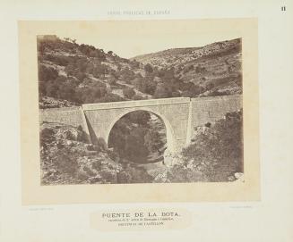 Puente de la Bota, carretera de segundo orden de Zaragoza a Castellón, provincia de Castellón