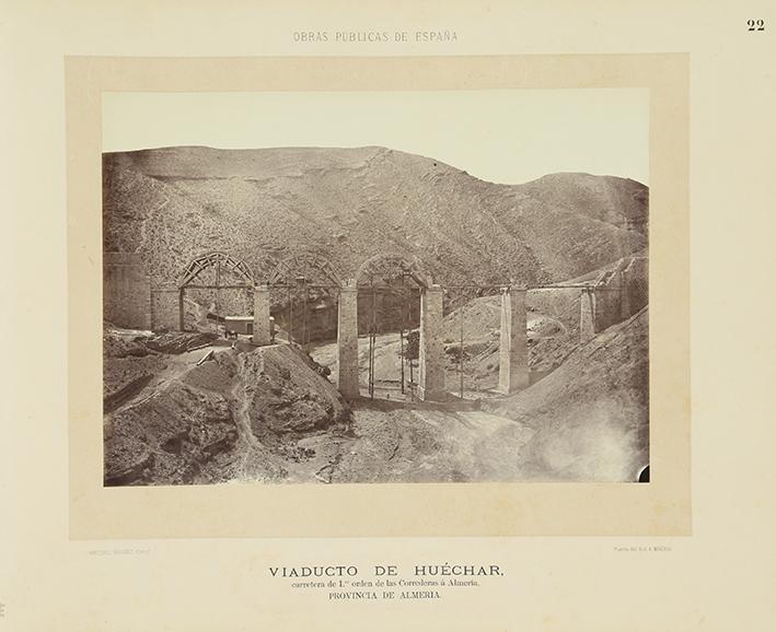 Viaducto de Huéchar, carretera de primer orden de las Correderas a Almería, provincia de Almería