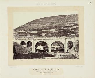 Puente de Santiago, carretera de segundo orden de Boceguillas a Segovia, provincia de Segovia