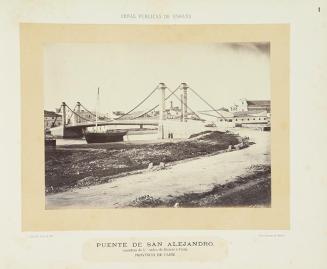 Puente de San Alejandro, carretera de primer orden de Madrid a Cádiz, provincia de Cádiz