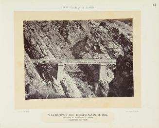 Puente de Despeñaperros, ferrocarril de Manzanares a Córdoba, provincia de Jaén