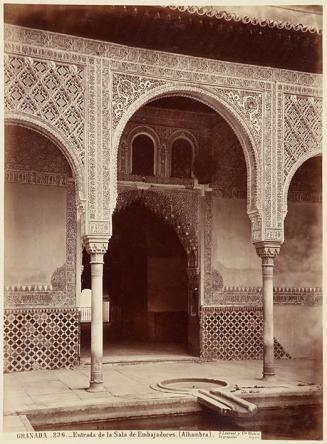 Granada. Entrada de la Sala de Embajadores (Alhambra)