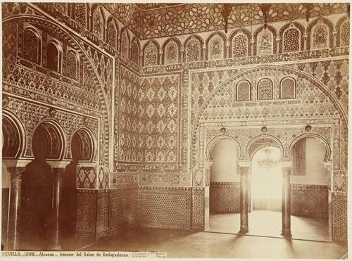 Sevilla. Alcazar. Interior del Salón de Embajadores