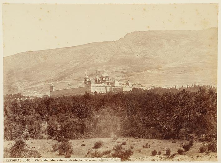 Escorial. Vista del monasterio desde la estación