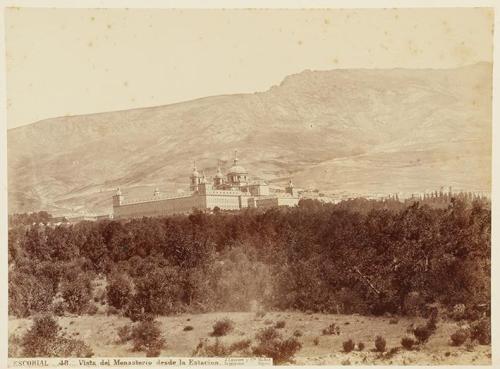 Escorial. Vista del monasterio desde la estación