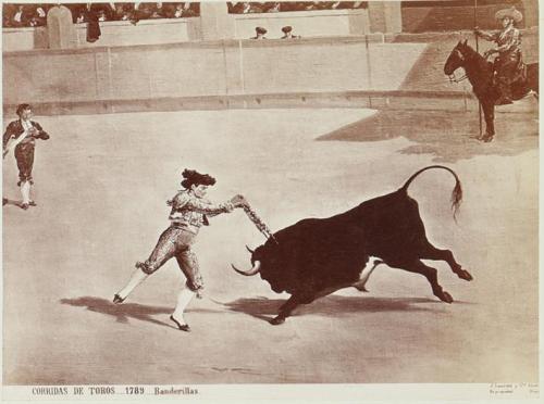 Corridas de Toros. Banderillas