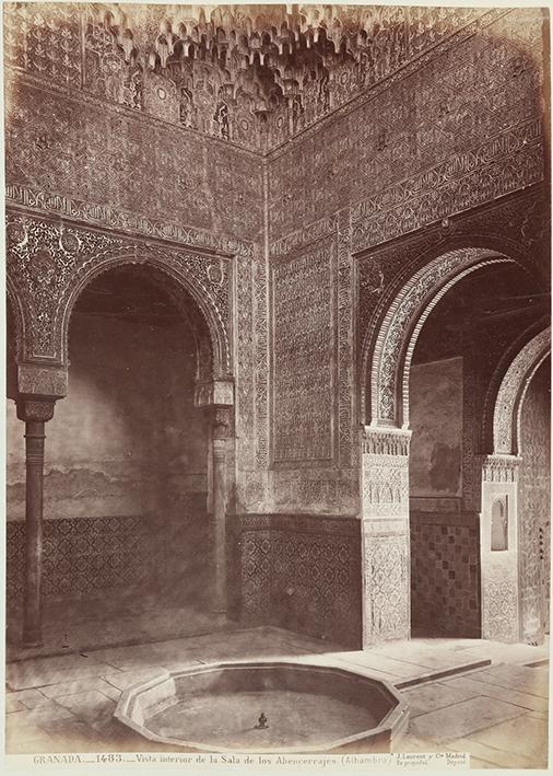 Granada. Vista interior de la Sala de los Abencerrajes (Alhambra)