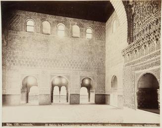 Granada. El Salón de Embajadores, ángulo derecho. Alhambra