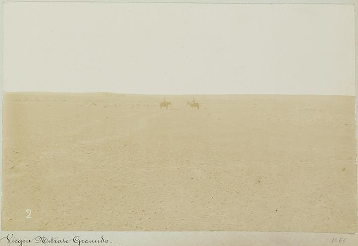 Pampa and oficina views. Virgin nitrate grounds