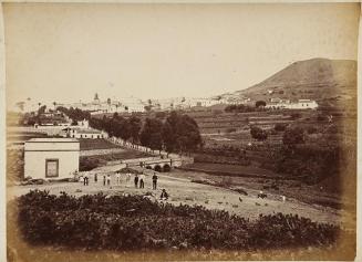 (Vista general de un un pueblo de Gran Canaria)