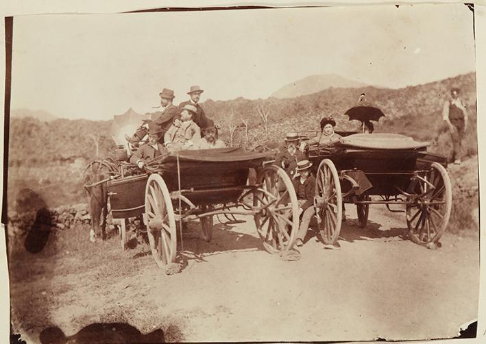 Vesubio. Camino del volcán