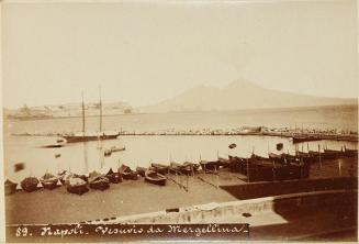 Napoli. Vesuvio da Mergellina