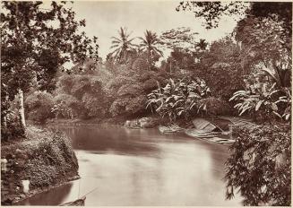 Asia. River Scene, Java