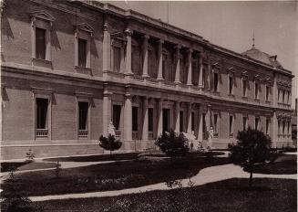 Madrid. Biblioteca y Museos Nacionales, fachada oriental