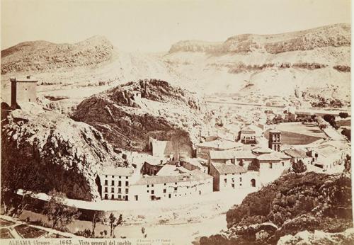 Alhama. Aragón. Vista general del pueblo